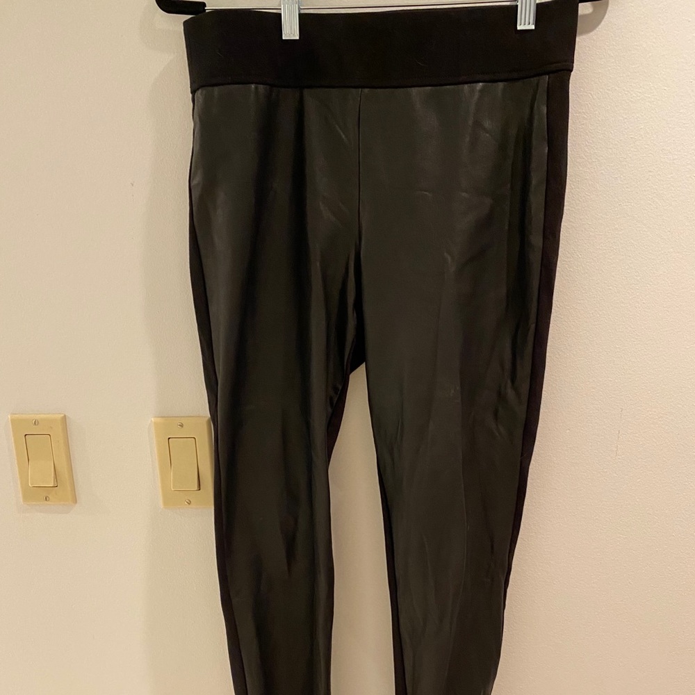 Ann Taylor Leather Leggings